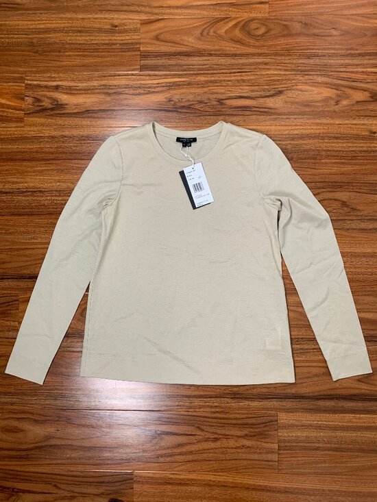 Lafayette 148 New York Tops - Lafayette 148 Raffia Hemp Blend Long Sleeve Top NWT